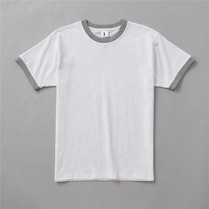 เสื้อยืดผ้าฝ้ายแขนสั้นเข้ารูปพิมพ์ดิจิตอลสีตัดกับทุกเพศ - Product Image 2