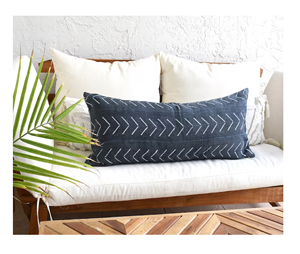 ปลอกหมอนอิงผ้าฝ้ายพิมพ์ลายด้วยมือแบบแอฟริกันจากซูนิต้า เท็กซ์ไทล์  รักษ์โลก สไตล์วินเทจ สำหรับตกแต่งบ้าน - Product Image 5