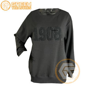 Sudadera de lana de algodón Alpha Kapa personalizada de alta calidad para mujer Sudadera con capucha bordada Sorority diseño de ropa griega - Product Image 6