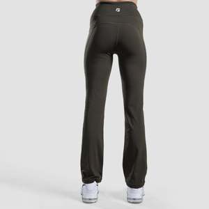 Legging de sport tricoté Olive pour une flexibilité dynamique, taille XL, pantalon de yoga avec effet ventre plat, vêtement de yoga chaud en spandex à motifs - Product Image 2