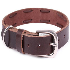Collar de piel trenzada con patrón cruzado hecho a mano para perro, accesorios de alta calidad para perros, suministros para mascotas - Product Image 4