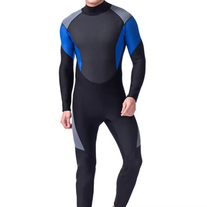 Maillot de bain sport unisexe une pièce personnalisé de haute qualité, dernière conception estivale, 100 % polyester, blocs de couleur, protection UV, devant - Product Image 4