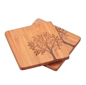 Top des tendances Accueil Restaurants Décoration Coaster Meilleure vente en bois imprimé en forme de carré Coaster au prix de gros - Product Image 5