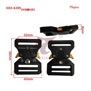 Grosir 25mm kerah anjing taktis pelepasan cepat gesper dapat diatur tahan air plastik tas khusus suku cadang & Aksesori - Product Image 6