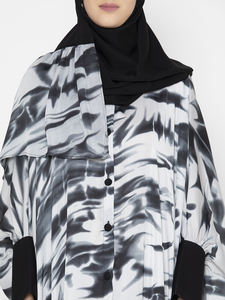 Nouveau Naqab à manches longues personnalisé à la mode pour femmes Burqa Style ethnique Hijab traditionnel islamique robes de mode Dubai Abaya - Product Image 3