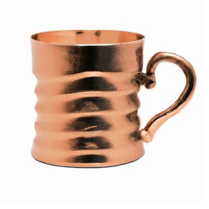 High Quality <b>Copper</b> Plated Hammer Point Moscow Mule Mug Stainless Steel Cocktail Beer Mug From India By Silver Craft - Product Image 6