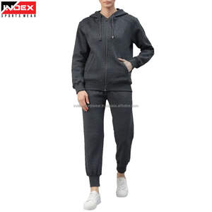 Ensemble de survêtement 100% coton |   Tissu doux naturel |   Vêtements de sport pour femmes, jogging, course à pied, salle de sport - Product Image 1