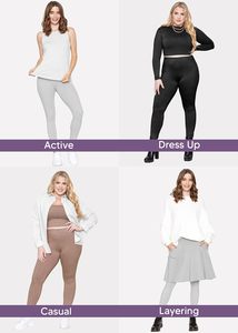 Của phụ nữ và cộng với kích thước OH vì vậy mềm đầu gối & Chiều dài đầy đủ xà cạp với bản in dành cho người lớn kích thước S-7X 95% Polyester, 5% spandex vải - Product Image 6