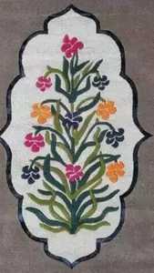 Tapis en laine de taille personnalisable de qualité supérieure touffeté à la main avec une pile haute nouveau design abstrait géométrique - Product Image 6