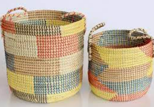 2026 New Hot Sell Design Straw Multifunction Laundry <b>Basket</b> Lids <b>Cheap</b> Price Low MOQ Storage Household Eco Friendly - Product Image 3