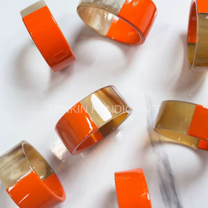 Ronds de serviette, ronds de serviette en rotin, ronds de serviette en osier, décor de table - Product Image 3