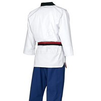Tenue d'arts martiaux, dernier design, uniforme de Taekwondo respirant, sur mesure, polyester/coton 280g, impression par transfert thermique personnalisée