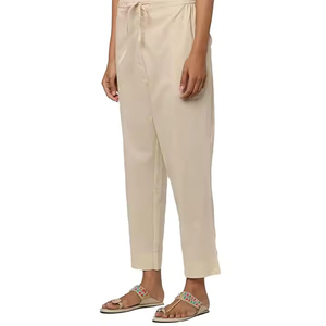 Pantalones deportivos informales de alta calidad para mujer Pantalones rectos de cintura media Moda Color sólido Servicio al por mayor OEM disponible - Product Image 4