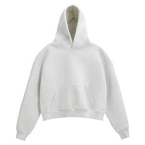 Sudadera con Capucha de Invierno para Hombre, Diseño Moderno de Hip Hop, Color Sólido, 100% Algodón, Estilo Pakistaní, Talla Grande, Teñido Liso - Product Image 6