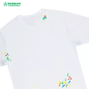 T-shirts pour hommes en gros, prix d'usine, haute qualité, 100% coton, doux, respirant, coupe ample, col rond, écologique, décontracté - Product Image 5