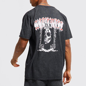 Vêtements de marque d'été Streetwear Hip Hop Ensemble de shorts délavés à l'acide/Prix de gros Ensemble de shorts pour hommes de taille normale Nouveau design - Product Image 5