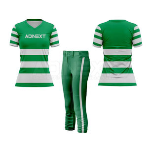 Uniforme de softball pour femmes adultes de haute qualité, à séchage rapide, respirant, léger, 100% polyester - Product Image 3