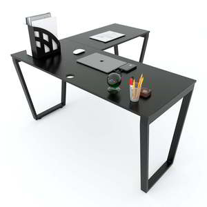 Trapez Concept L-Shaped Industrial Design 140x140cm Assembly Required Table <b>Legs</b> for Dining/Kitchen/Hospital Use Chairs-HCTC015 - Product Image 2