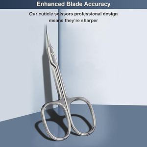 Nail Cuticle <b>Scissors</b> Multi-Purpose Eyebrows/Eyelashes Mustache <b>Scissors</b> Small Manicure <b>Scissors</b> for Men Women - Product Image 3