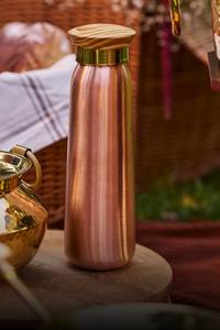 Botella de Cobre 100% Hecha a Mano de la Mejor Calidad, Ideal para Regalos o Estudios de Yoga y Uso Diario, Disponible para la Venta - Product Image 4