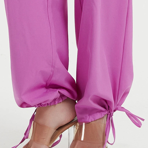 Conjuntos de 2 Piezas Casuales de Color Liso para Mujer, 100% Algodón, con Logotipo Personalizado del Fabricante al por Mayor, para Invierno 2026 - Product Image 6