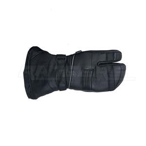 Gants de ski en cuir, design personnalisé, coupe-vent, imperméables, doublure en polaire polyester, faible MOQ, fournisseur de gants de neige, gants de ski en gros - Product Image 2