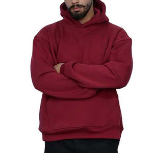 2025 nuevo OEM 500 gramos de alta calidad pulóver Sudadera con capucha hombres 100% algodón Puff impreso canguro bolsillos negro impreso básico Sudadera con capucha - Product Image 1