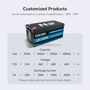 แบตเตอรี่โซเดียมไอออนแบบโซลิดสเตท 12V 24V ชนิด Deep Cycle ชาร์จได้ สำหรับเก็บพลังงานแสงอาทิตย์ รถบ้าน เรือ ทนอุณหภูมิต่ำ - Product Image 5