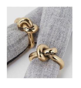 Ensemble de six anneaux à serviettes en métal et résine, design le plus récent, taille et forme personnalisées, vaisselle, anneaux à serviettes - Product Image 6