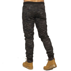 กางเกงจ็อกเกอร์ซักเร็วสีหมอกทรงหลวมแบบลำลองสำหรับผู้ชายน้ำหนักเบาระบายอากาศได้ดีมีกระดุมข้อมือยางยืด - Product Image 2