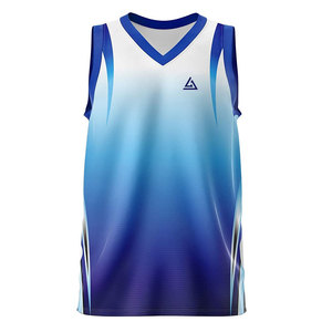 Dernier style de maillot de basket-ball en polyester 100% de meilleure qualité Concevez votre propre maillot respirant - Product Image 1