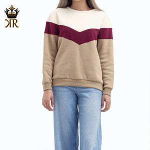 Sudadera de Algodón de Manga Larga Coreana con Logotipo Personalizado de Alta Calidad, Transpirable, para Mujer, 100% Algodón, Sudaderas con y sin Capucha de Pakistán - Product Image 1