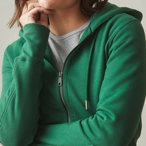 Women's High Quality Custom Long Sleeve <b>Zipper</b> Hoodies Printed Winter Streetwear Plus Size <b>for</b> <b>Sale</b> Front Logo Hoodies - Product Image 4