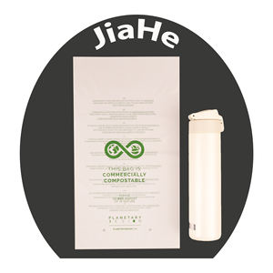 Bolsas biodegradables blancas esmeriladas con advertencia de asfixia para ropa, camisetas, embalaje adhesivo autosellante, bolsillos planos - Product Image 5