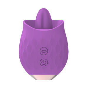 Nouveau vibrateur en forme de rose pour stimulation orale, masturbateur pour femmes - Product Image 1