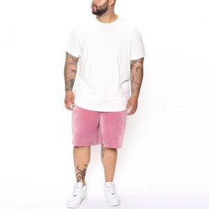 Ropa deportiva de hombre de alta calidad, pantalones cortos deportivos de lana de terciopelo con diseño ligero, pantalones cortos de terciopelo transpirables superiores - Product Image 4