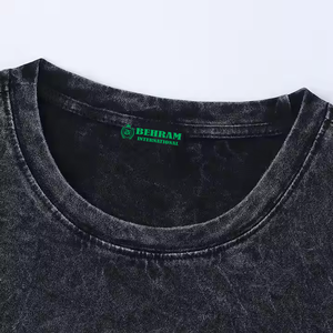 Fabricant sur mesure, vente en gros de t-shirts pour hommes de haute qualité, coupe ample, 100% coton, respirant, écologique, Behram - Product Image 5