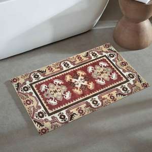 Tapis imprimé de style vintage, petit tapis, tapis de sol doux, design traditionnel, tapis doux non tissé - Product Image 4