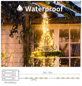 สายไฟ LED สายทองแดง RGB ยาว5ม. # IP65 # ไฟนางฟ้าแบตเตอรี่กันน้ำสำหรับงานสวนในฟิลิปปินส์ - Product Image 2