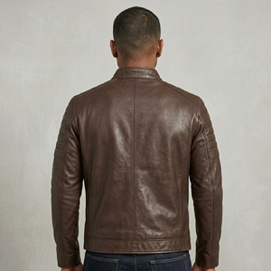 Chaqueta de Cuero Personalizada para Hombre, con Costuras de Textura Suave, Ajuste Cómodo, Diseños Personalizados, Prenda de Moda en Cuero Premium y Duradero - Product Image 5
