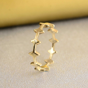 Minimalist Zigzag Brass <b>Ring</b> Wholesale Gold Plated <b>Open</b> Band Adjustable Dainty Handmade <b>Ring</b> Tiny stackable <b>ring</b> for woman - Product Image 4