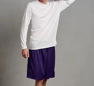 Pantalones cortos para correr de malla para hombre de primera calidad con cintura elástica para entrenamiento deportivo y comodidad informal - Product Image 3