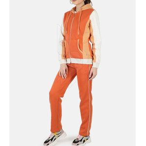 Traje de jogging de algodón de 2 piezas para mujer de alta moda Ropa deportiva informal de color sólido para invierno Nueva llegada - Product Image 5
