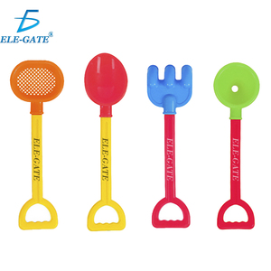 Ensemble de 4 pelles de plage en plastique sûres, jouets de plage d'été pour garçons, filles, enfants, style extérieur - Product Image 3