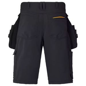 Short décontracté multi-poches à taille élastique en toile pour hommes - Product Image 2