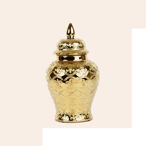 Pot de temple en laiton pur avec finition polie, pot de temple en laiton vintage de haute qualité pour la décoration du temple - Product Image 1