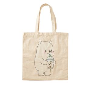 Custom Printed Eco Friendly Recycled Cotton <b>Canvas</b> <b>Tote</b> <b>Bag</b> - Reusable - Ideal for Grocery & Daily Shopping - Product Image 4