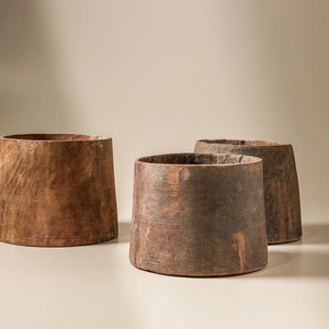 ชามไม้สักทรงกลมขนาด 8 นิ้ว สไตล์วินเทจ สำหรับงานแต่งงาน ผิวขัดเงา น้ำหนัก 2.5 กก. บรรจุกล่อง ผลิตในอินเดีย 1 ชิ้น งานฝีมือ Kamal Art Craft - Product Image 3