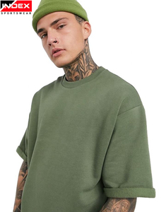 Fabricant de t-shirts tricotés à manches courtes personnalisés pour hommes 100% coton biologique à séchage rapide respirant coupe décontractée - Product Image 2