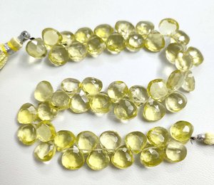 ลูกปัดควอทซ์ธรรมชาติเลมอน9-9.5มม. ทรงเหลี่ยมตัดเป็นรูปทรง140กะรัตเกรด9เส้นสีเหลืองสำหรับทำเครื่องประดับ - Product Image 4